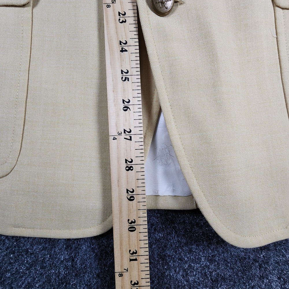 VTG Jack Nicklaus Golden Bear Sport Coat Mens 42R Yellow Blazer Shulman's - Picture 12 of 15